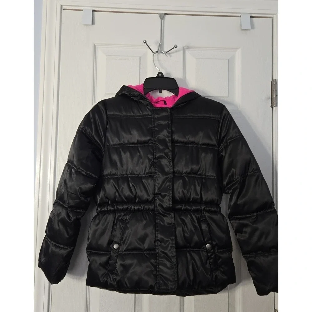 Faded Glory Girls Hooded Puffer Jacket Size Large‎ (10-12)